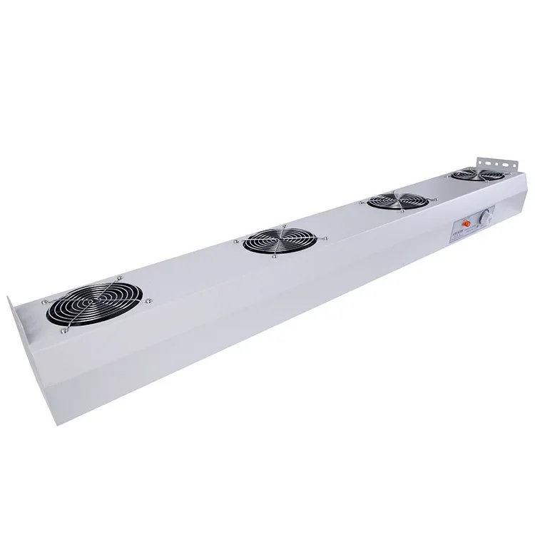ST106 Suspended Four-head AC Ion Fan Photoelectric PCBA Production Line Static Ion Fan Removal