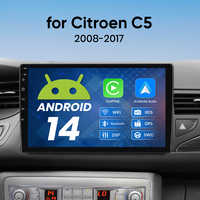 Wireless CarPlay Android Auto Radio For Citroen C5 2008-2017 Car Multimedia Player GPS 2din Autoradio Stereo Bluetooth RDS DSP