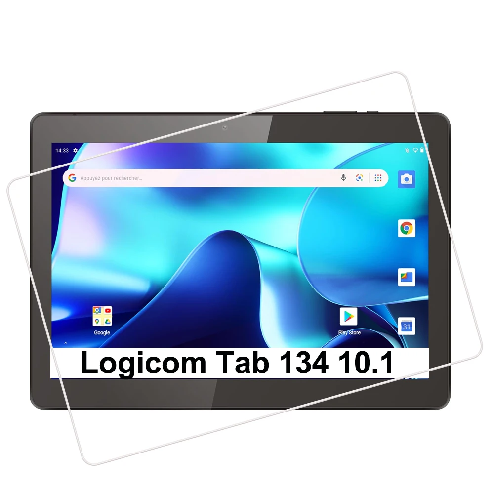 Anti-Scratch HD Clear Temperd Glass Screen Protector,Glass Film For Logicom Tab 134 10.1