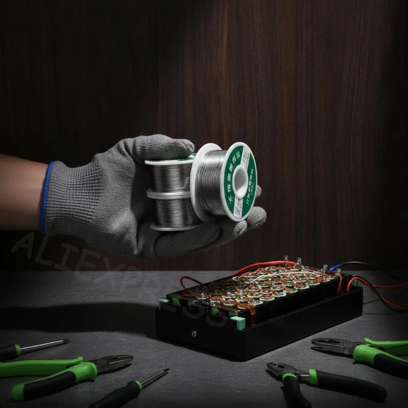 [M] 0.8mm 1.0mm 20g 50g 100g Soldering Tin Wire Tin Melt Rosin Core Solder Soldering Wire Roll No-clean FLUX 2.0%