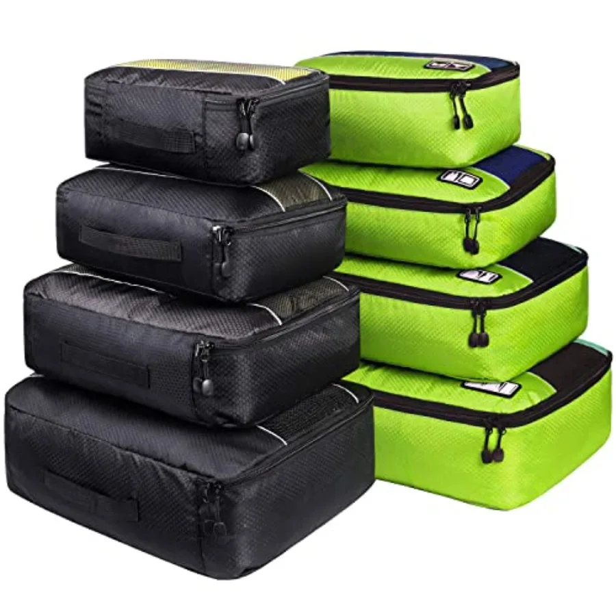 

Packing Cubes Luggage Bags Organizer Durable Travel Accessories With Clothing Label