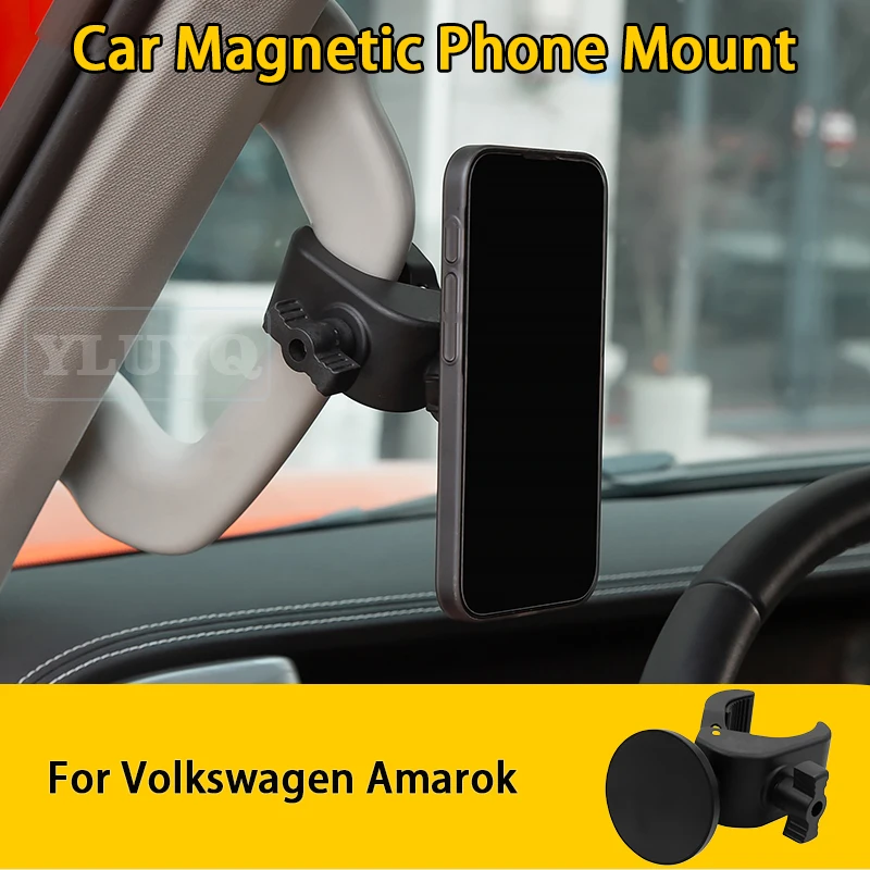 

For Volkswagen Amarok, car magnetic phone holder, gravity navigation mount, central dashboard, A-pillar, car interior accessory