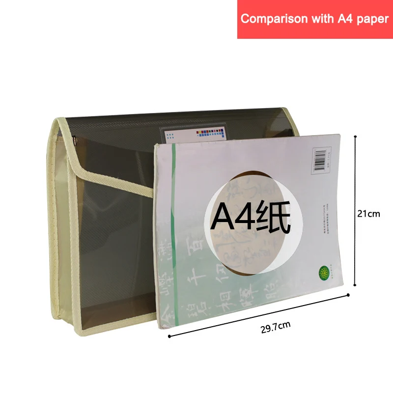 Экологичные пластиковые папки для файлов, расширяемая папка-конверт с застежкой на кнопке, прочная водонепроницаемая папка для офиса и дома