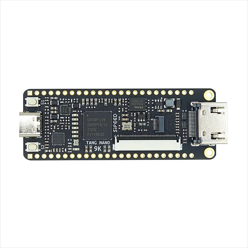 Tang Nano 9K Dengan Layar 1.14/4.3/5/7-inci Papan Pengembangan FPGA GOWIN GW1NR-9 RISC-V HDMI Opsi Kit Sipeed