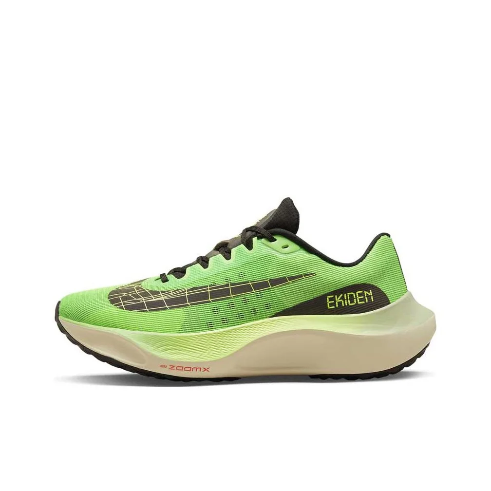Nike Zoom Fly 5 en tissu antidérapant, respirant et à séchage rapide, chaussures basses pour l'entraînement au marathon et la course sur longue distance