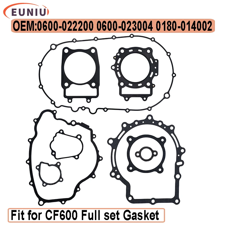 

CF600 Full set Gasket ATV UTV 600cc Repair 0600-022200 0600-023004 0180-014002 0180-012001 0180-012002 0180-013103 DXD-CF600
