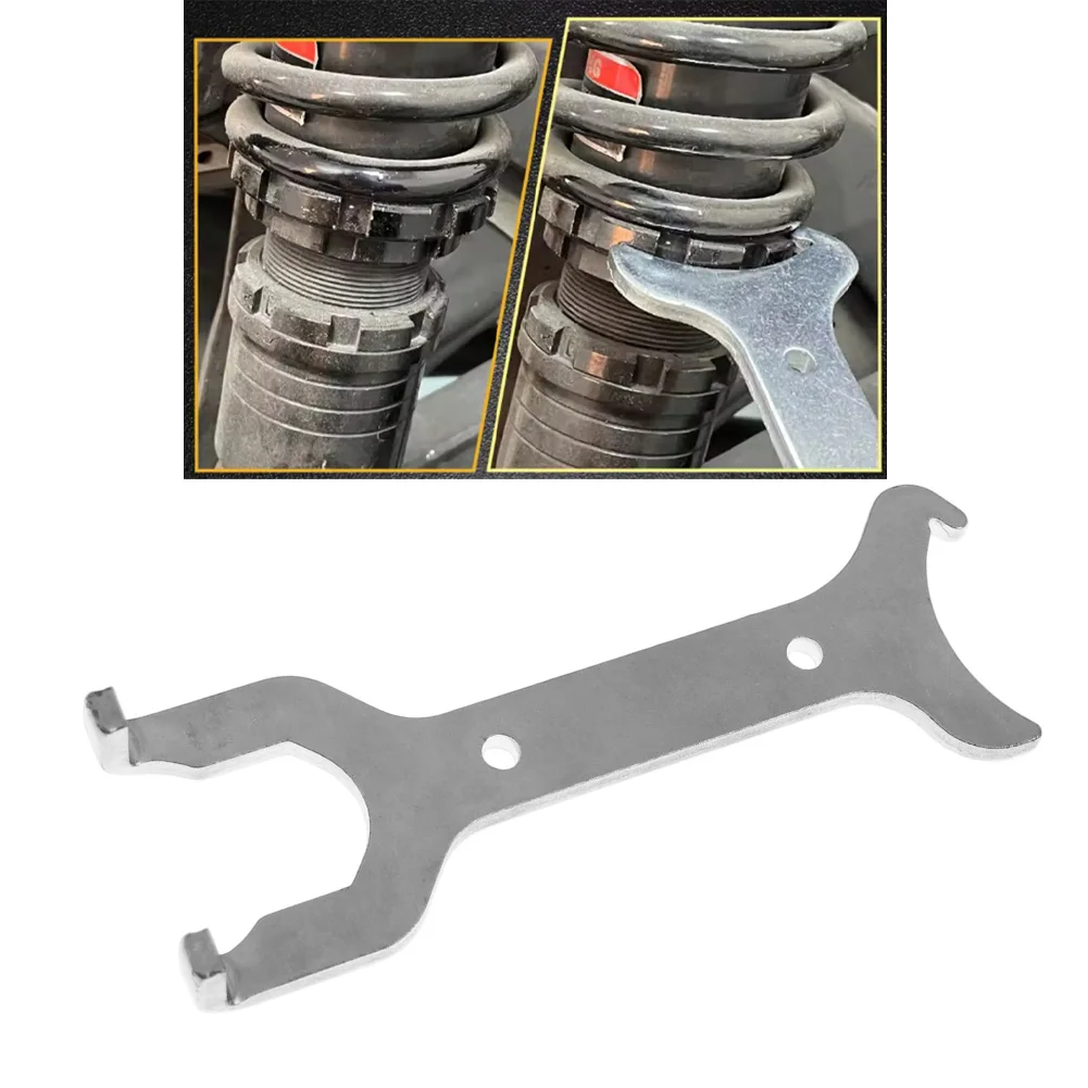 Rear Shock Absorber Adjustment Tool Chrome Plated Compatible With For Softail Motorcycle Models