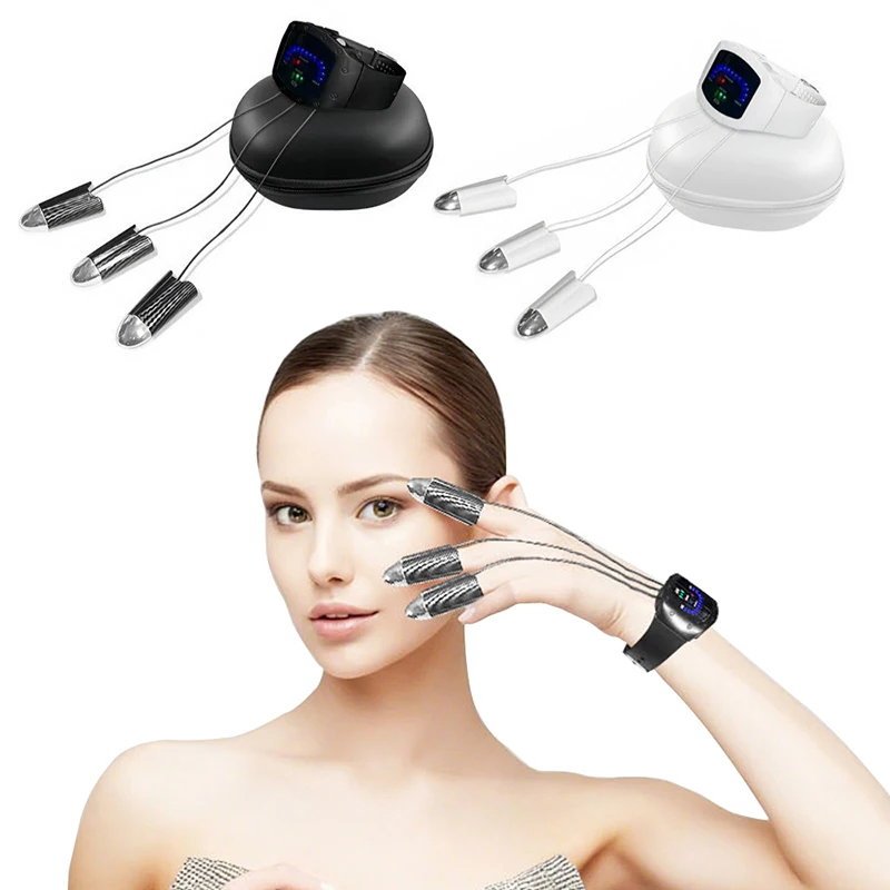 新しいフェイスリフティングネック引き締めデバイス マイクロカレントゴールデンフィンガーボディマッサージャー EMS美容機器 肌若返りフィンガー
