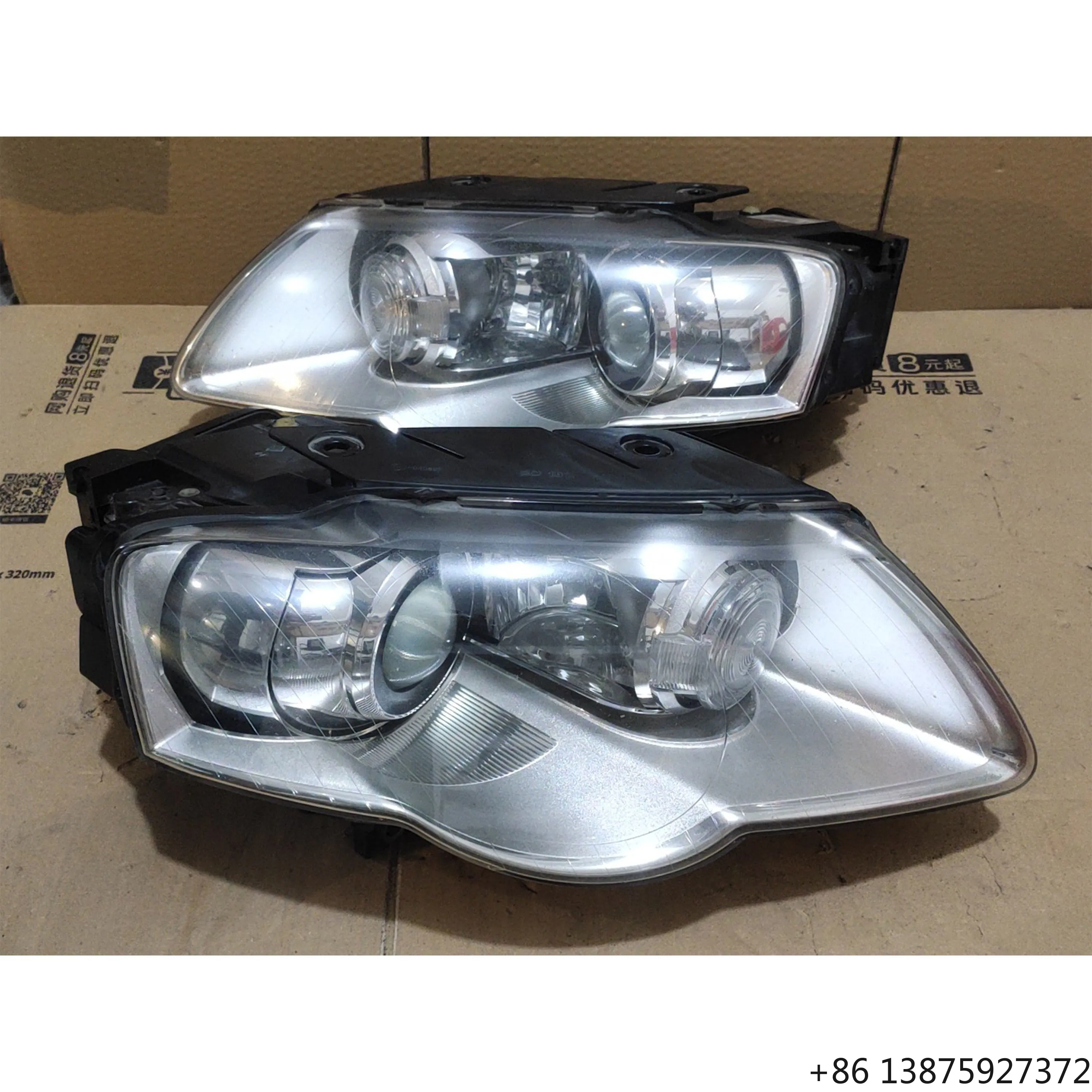 Original Disassembled Parts Suitable for B6 Front Headlights Automotive Lighting System