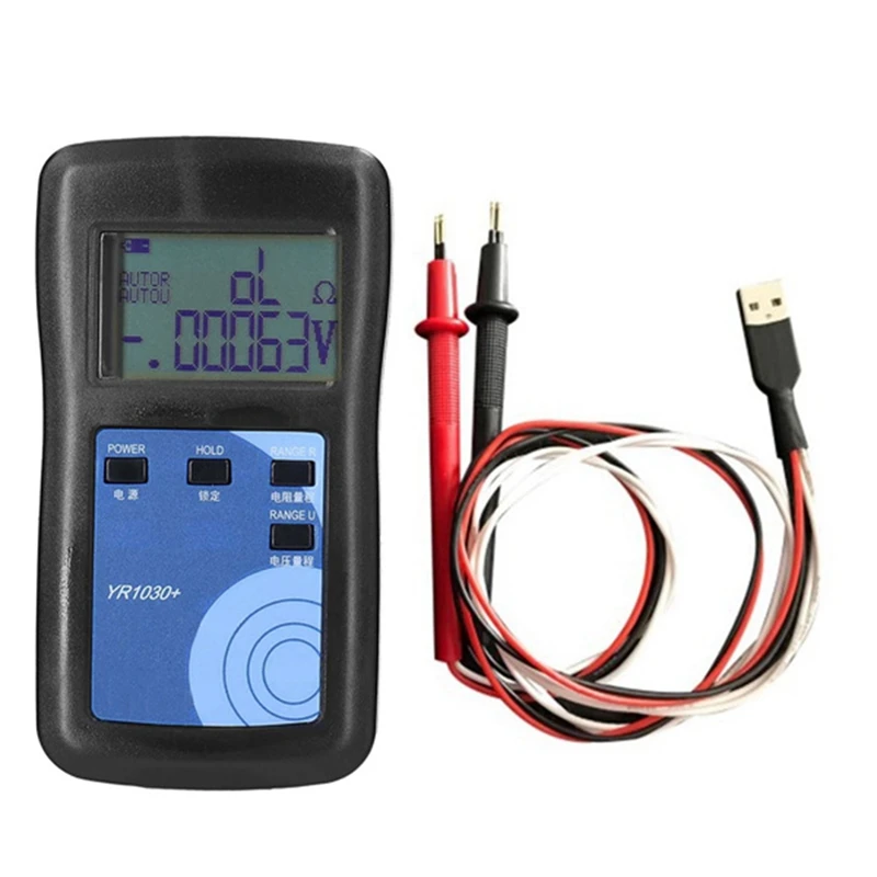 YR1030+ High Accuracy Lithium Battery Internal Resistance Test Instrument True 4-Wire Battery Resistance Tester