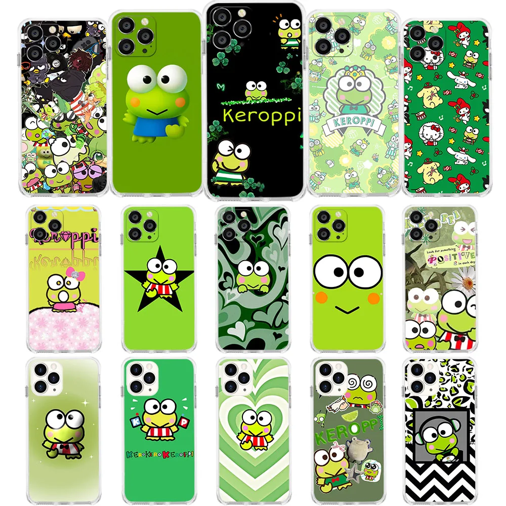 UK-85 Sanrio Keroppi Soft Case for Moto G5 G5s G6 E5 G7 G8 G9 Plus Play Power