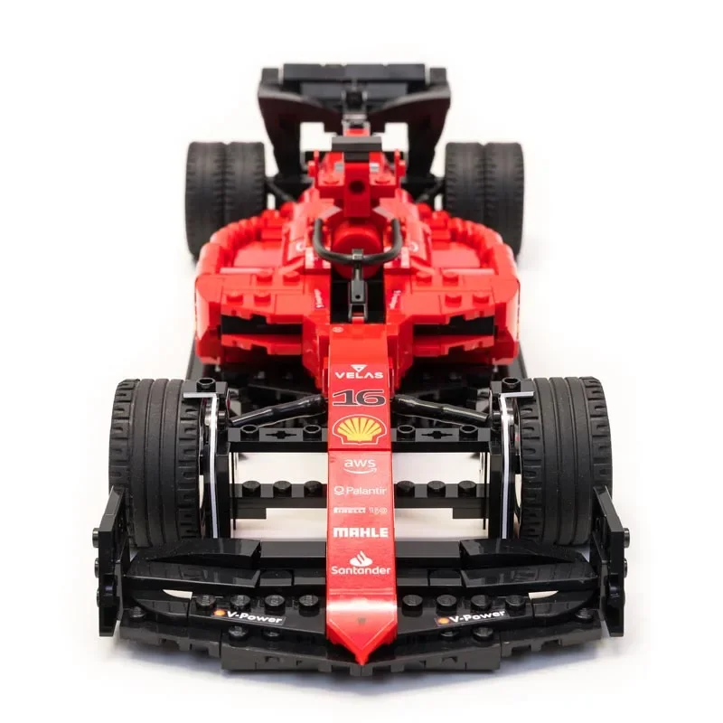 New MOC-143121  F1-75 Team Stake 1:15 scale Formula 1 Race Car Model Buiding Kit Creators Block Bricks Kids Toys Birthday Gifts