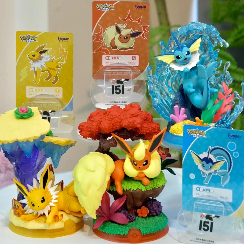 2026 Original Funism Pokemon Serie Eevee 3th Blind Box Anime Figure Doll Toy Desktop Decoration Model Festival Birthday Gift view 5