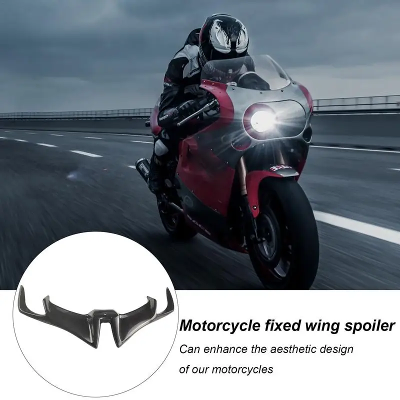 Motorcycle Winglets Front Fairing Aerodynamic Winglet Fixed Wind Wing For Enhanced Stability Ideal Motorcycle Decoration & Car