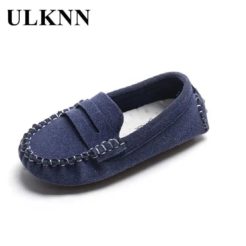 

Boys Toddler Shoe 1-8Y Newborn Infan Flat Casual Girls Loafers Slip-on Soft New Children Sport Shoe Leather Kids Moccasins