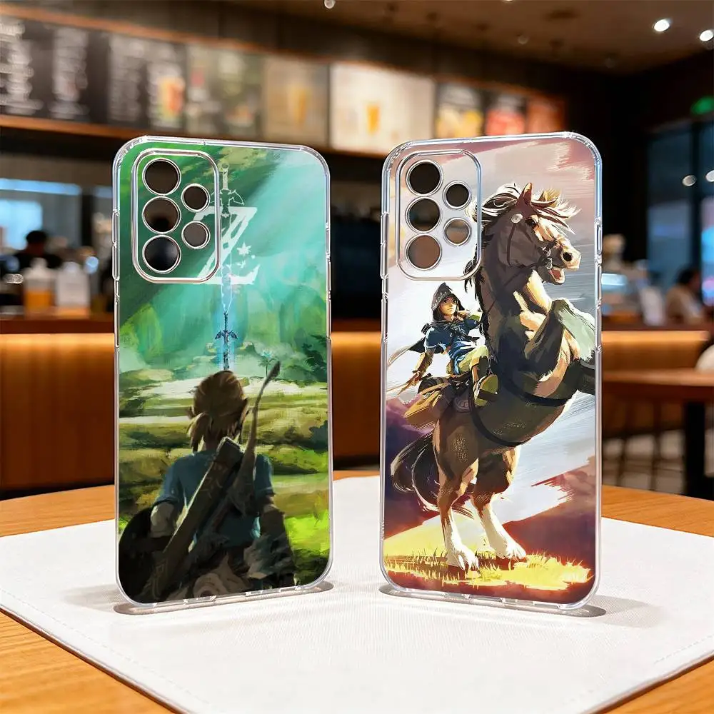 Game The Legends Of Z-Zelda Phone Case Transparent Silicone Soft For Samsung S25,S24,S21,S22,S23,S30,Ultra,S20,Plus,Fe