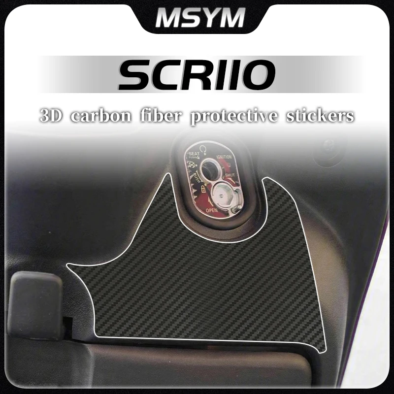 

For Honda SCR110 SCR 110 scr110 motorcycle 3D Protective film anti-wear film carbon fiber car sticker National IV modification