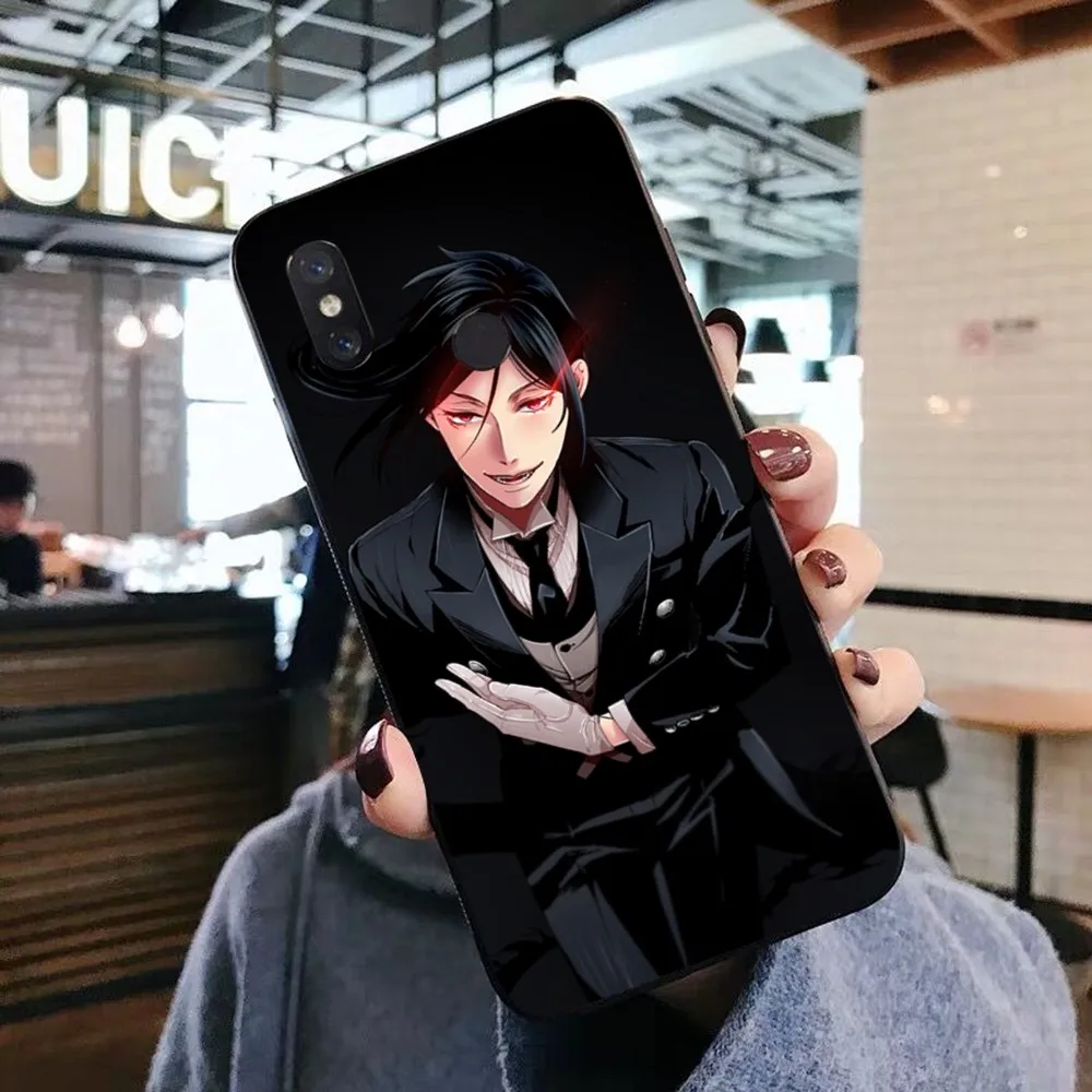 Black Butler Anime Phone Case For Samsung S 20 21 22 23 plus Ultra for Redmi Note 8 9 10 11 for Huawei Y 5 6 9