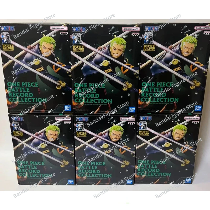 In Stock Bandai BANPRESTO Battle Record Collection BRC One Piece Roronoa Zoro Anime Action Figure Toy Gift Model Collection