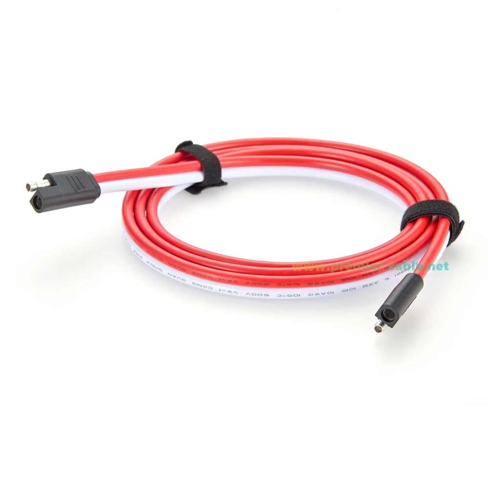10AWG SAE Power Automotive Extension Cable 2 Pin SAE J928 Connector Cable SAE to SAE Cable SAE Quick Connector Disconnect Plug
