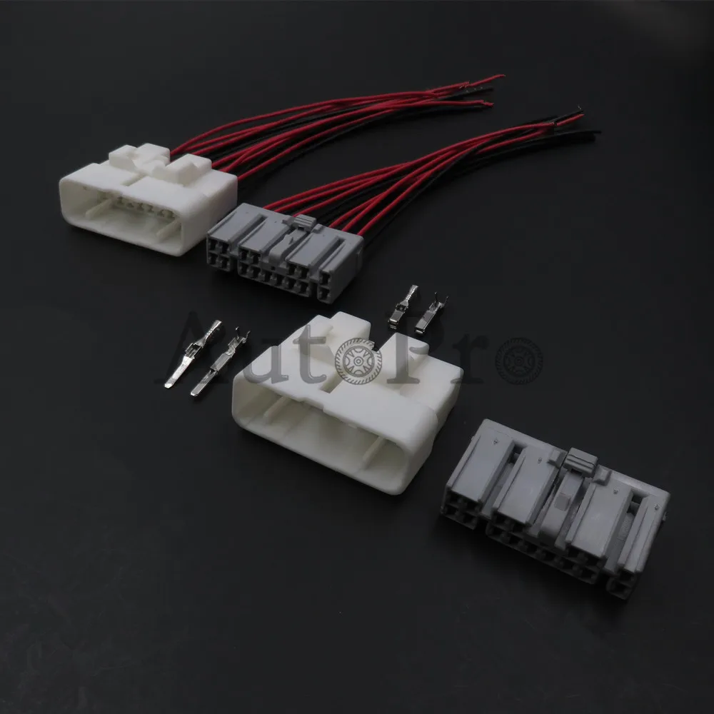 

1 Set 16 Hole AC Assembly 6240-5088 Electric Wire Plug For Car 6240-1158 Auto Cable Socket Male Female Unsealed Connector