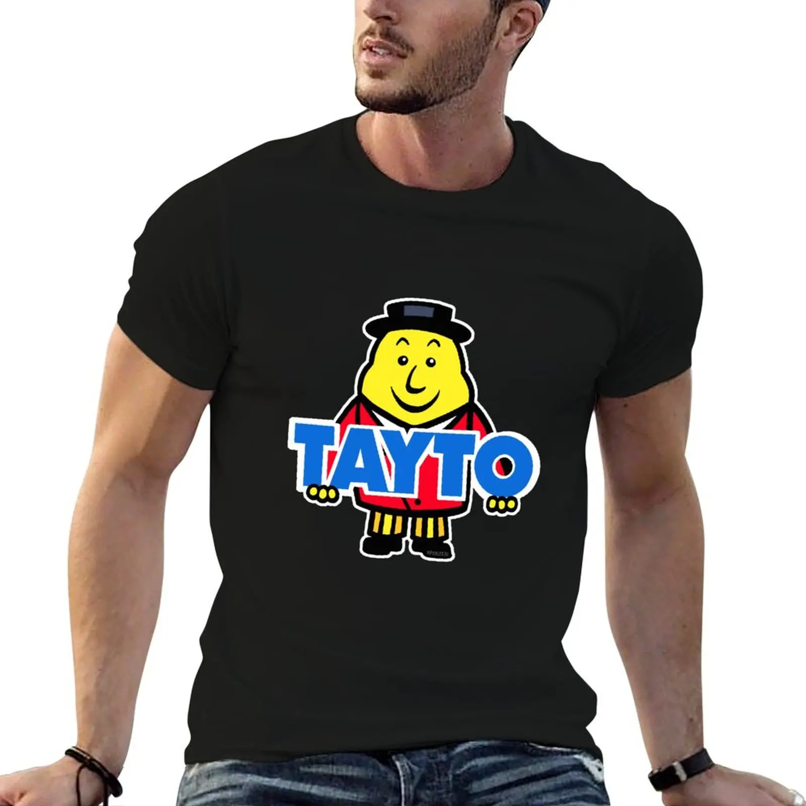

Tayto logo T-Shirt man t shirt luxury cotton t shirts man 100% T-Shirt
