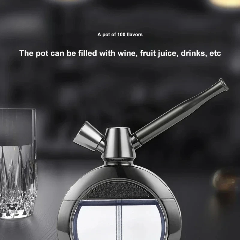 ZOBO Metal Smoking Pipe with Tobacco and Cigarette Bowl Double Filter Water Cycle Smoke Dry Herb Hookah Shisha Pipa Accessories view 4