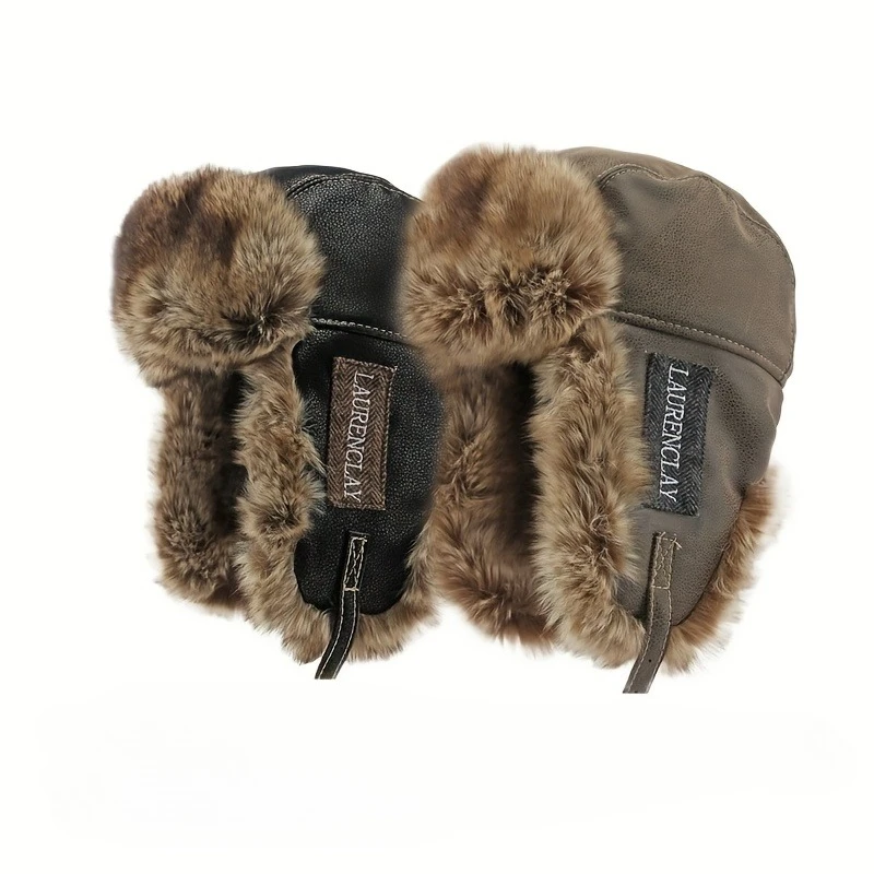 Autumn and Winter New Thickened Thermal Unisex Outdoor Windproof and Coldproof Ear Cover Northeast Cap