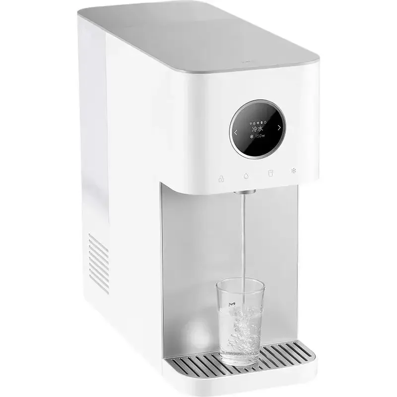 Purificador de água com tela sensível ao toque, quente e fria, ajustável, antibacteriano, interconexão por aplicativo, dispensador de água quente e fria