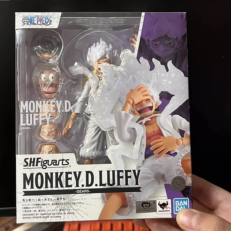 

Фигурка аниме Bandai, Оригинальная фигурка, обезьянка D. Luffy Gear 5 Готовая модель набор игрушек подарок для детей