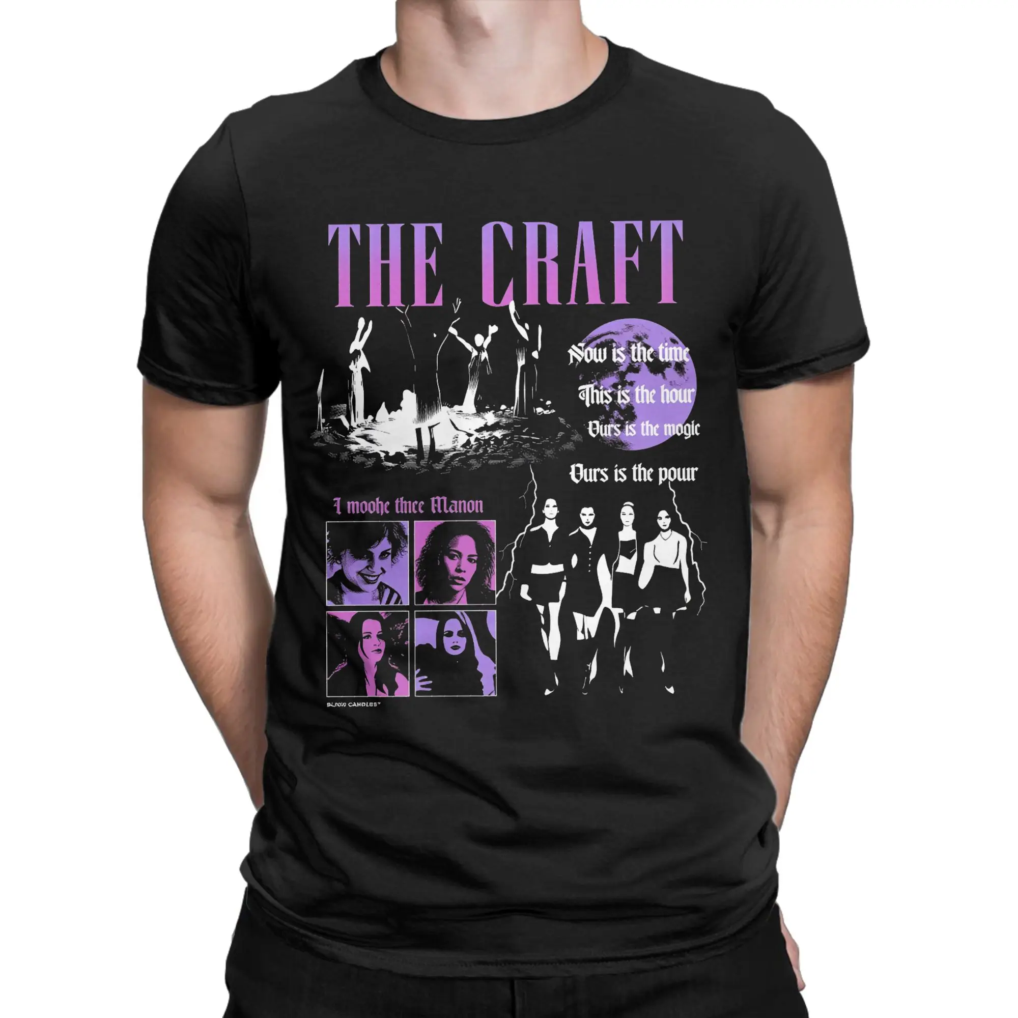 The Craft Men's T Shirts  Cool Tees Short Sleeve O Neck T-Shirts 100% Cotton Gift Tops