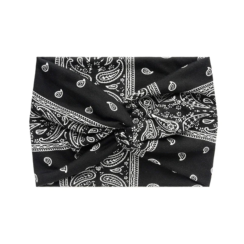Boho Style Wide Headbands For Women Extra Large Turban Workout Headband Fashion Yoga Hair Bands Twisted Thick Hair Accessories image 3