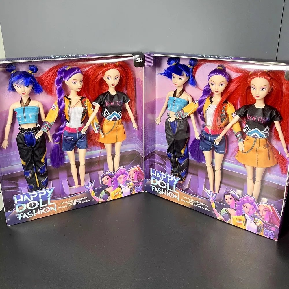 

2028 НОВИНКА Аниме KPop Охотники на демонов Кукла Виниловая игрушка Руми Мира Дои Персонаж виниловая маска фигурка Подарок на день рождения Фан-клуб Подарки