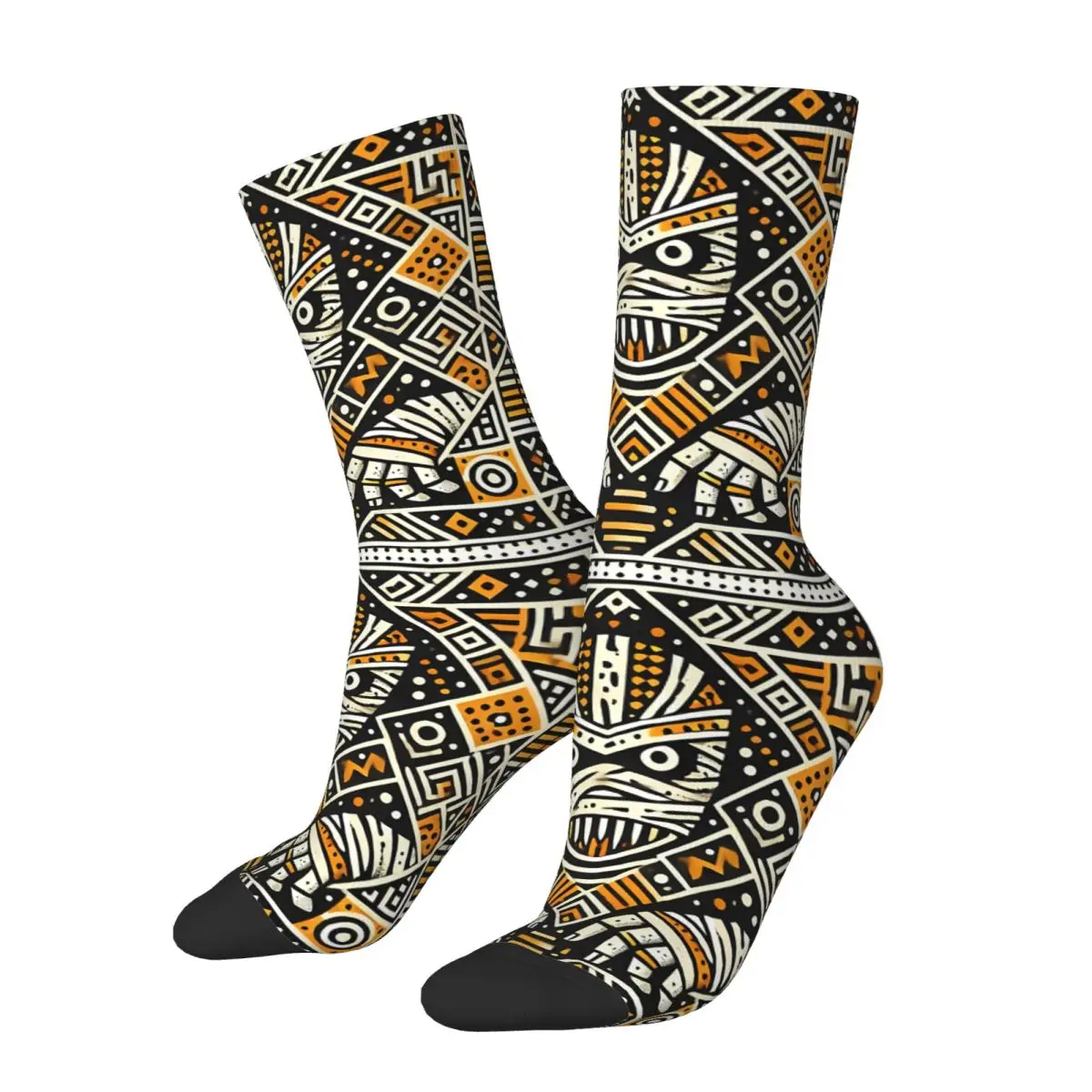 Tribal Scary Mummy Sock Printed Man Polyester