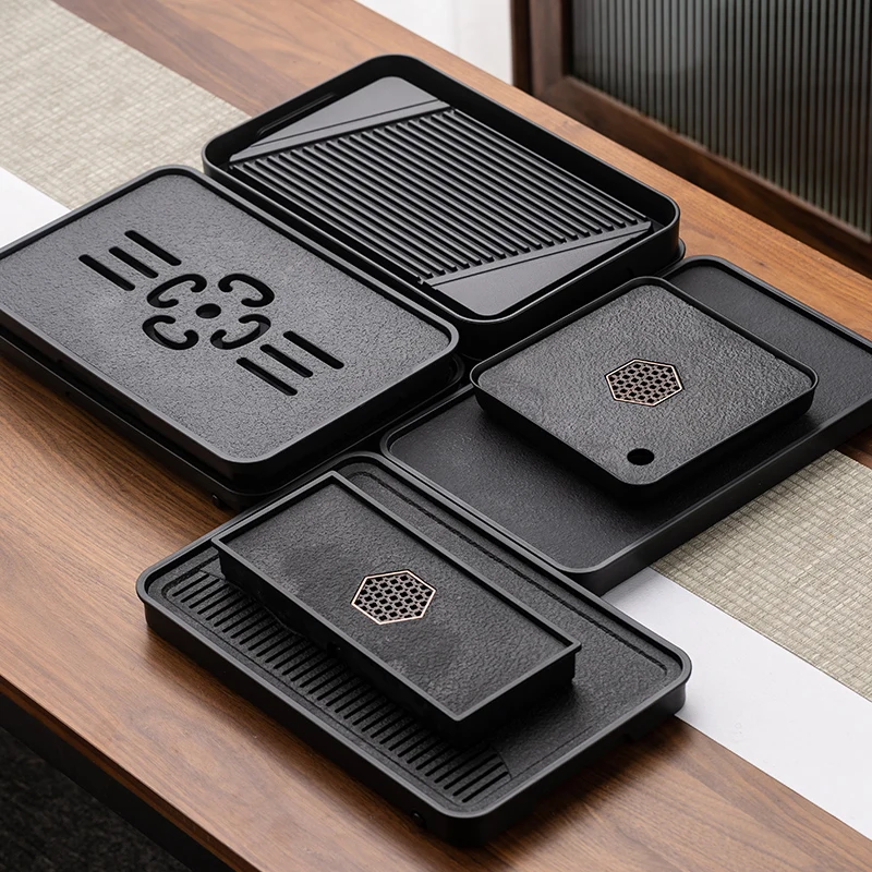 

Chinese Hospitality Tea Tray Vintage Kung Fu Decorative Accessories Ceremony Tea Tray Valet Luxury Home Decorationgs Furniture