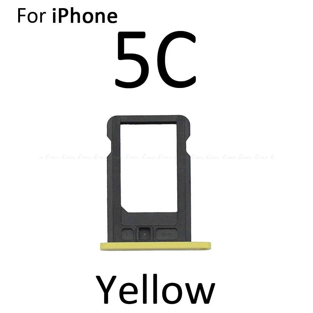 For iPhone 4 4S 5 5S SE 5C Sim Card Tray Slot Holder Adapter Repair Parts