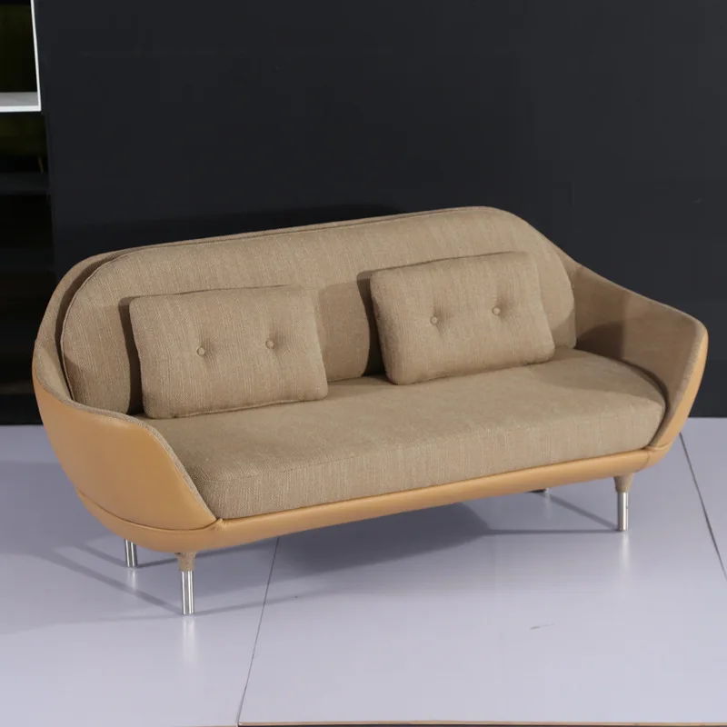 Qiyu Nordic Shaped Sofa Modern Simple Living Room Apartment Hotel Internet celebrity Nutshell Sofa Designer Furniture