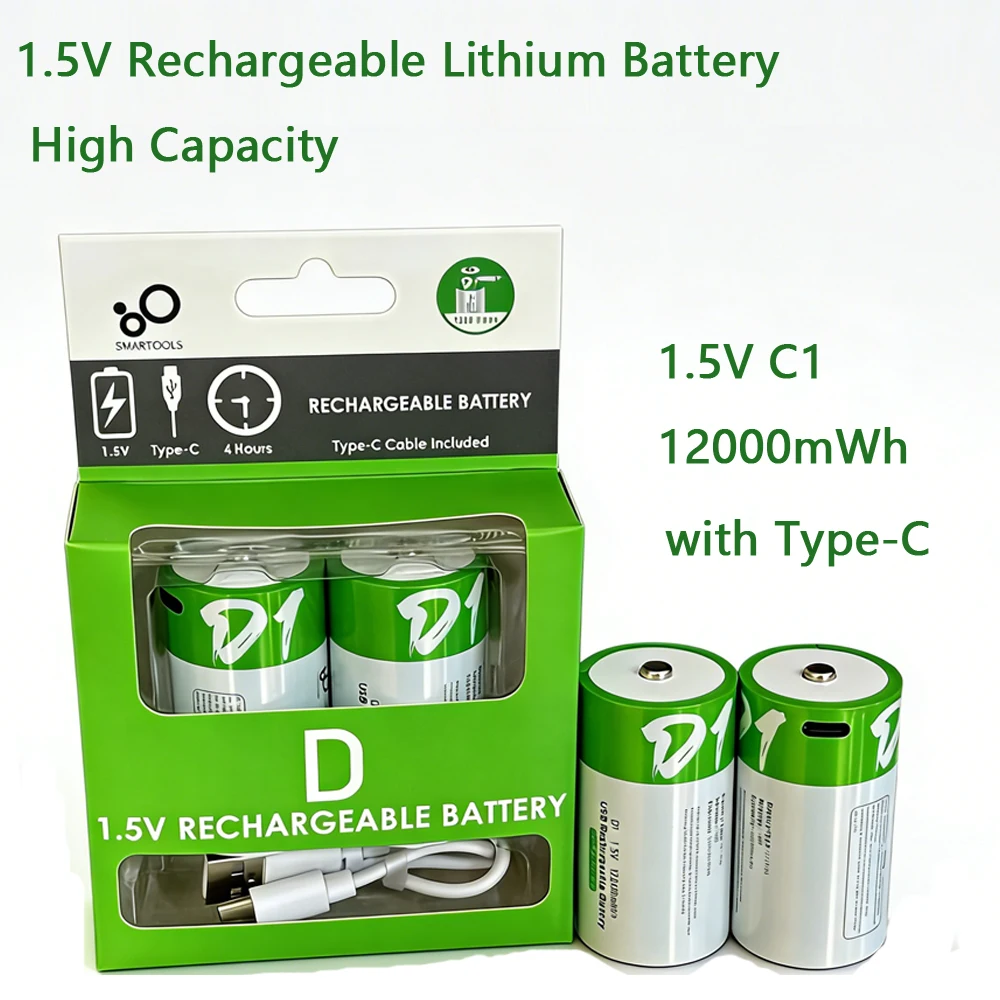 1.5V LR20 12000Mwh …
