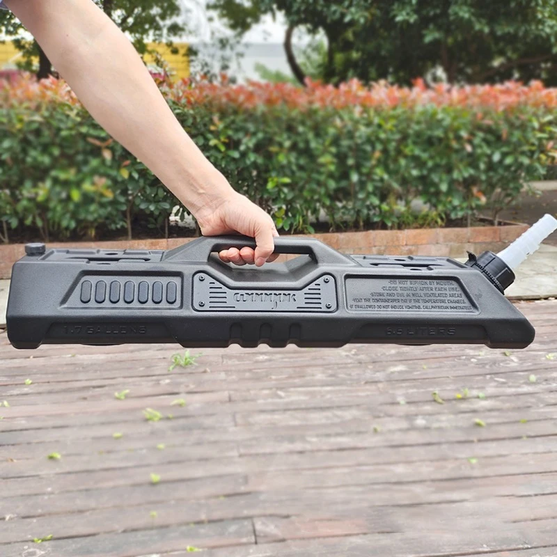 Car 6.5L Portable Fuel Tank Emergency Backup Fuel Container For Off-road Vehicles Motorcycles SUV RV Water Tank 4