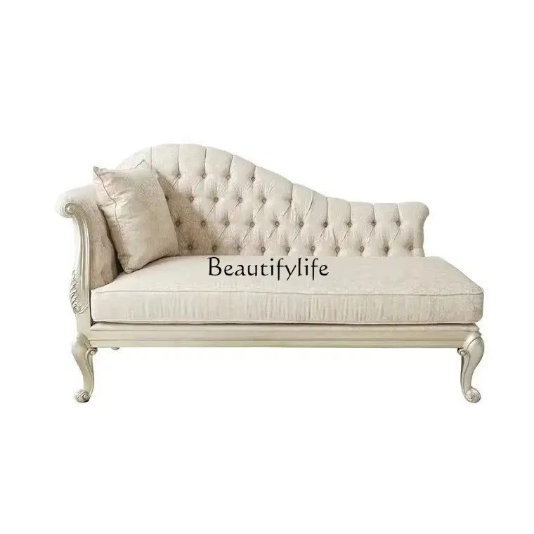 

European neoclassical concubine full-fledged couch American concubine chair fabric beauty couch