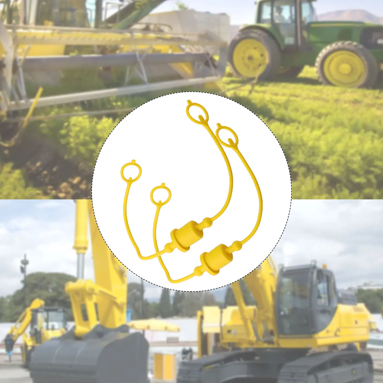 2 مجموعة 1/2 الهيدروليكية قطع الاتصال السريع المناسب غطاء غبار ل ISO-A مقرنة هيدروليكية الهيدروليكية موصل سريع اقتران غطاء غبار