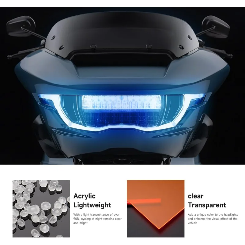 غطاء عدسة المصباح الأمامي لغطاء حماية المصابيح الأمامية المقاوم للماء ومضاد للخدش