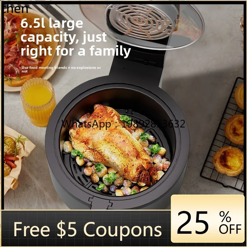 

air electric fryer machine oven integrated visual multi-function automatic intelligent oil-free new model
