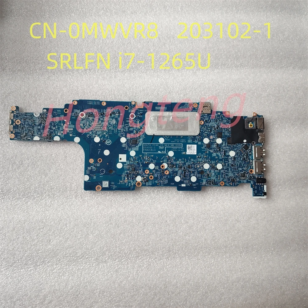 FOR  DELL Latitude 5530 Motherboard INTEL i7 1265U CN-0MWVR8 0MWVR8 MWVR8 203102-1 4.8GHZ  DDR4 Tested Fast Shipping