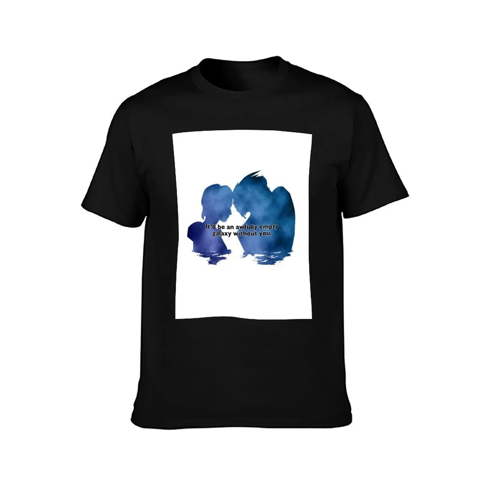 Garrus x FemShepard Silhouette T-Shirt Running Performance Short Sleeve Tee T-Shirt
