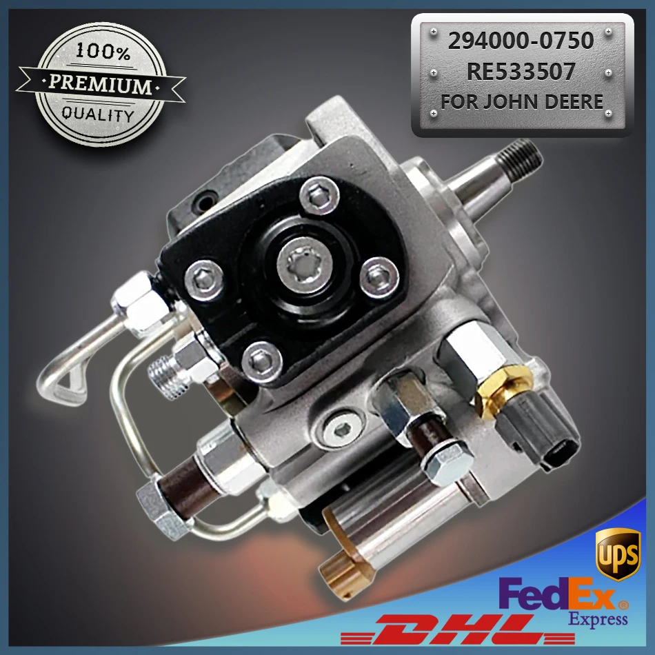 

High Quality HP3 Diesel S350 Fuel Common S350 Rail Pump 294000-0750 2940000750 RE533507 for JOHN DEERE INDUSTRIAL