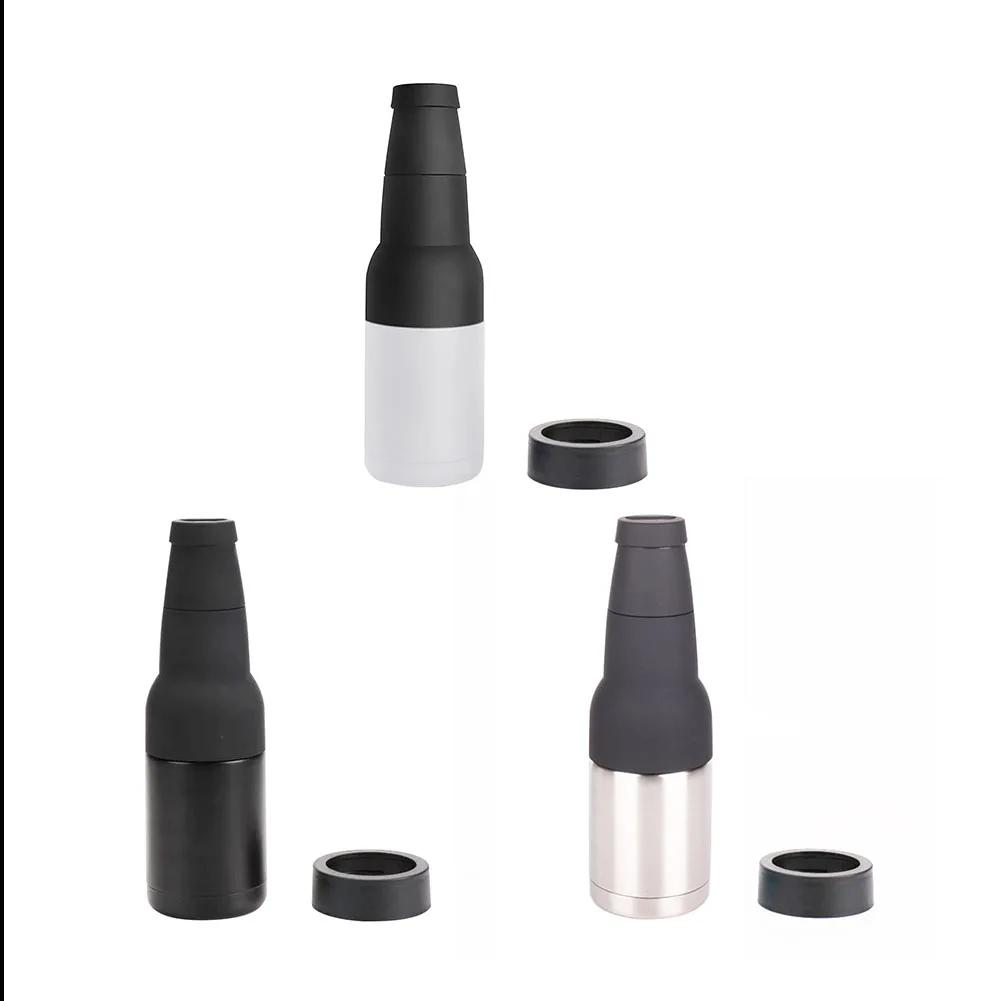 

Double Walled Can Cooler with Opener Beverages Bottle Cooler Fits 12 Oz Standard Can Coffee Accessories Men Dad Birthday Gifts