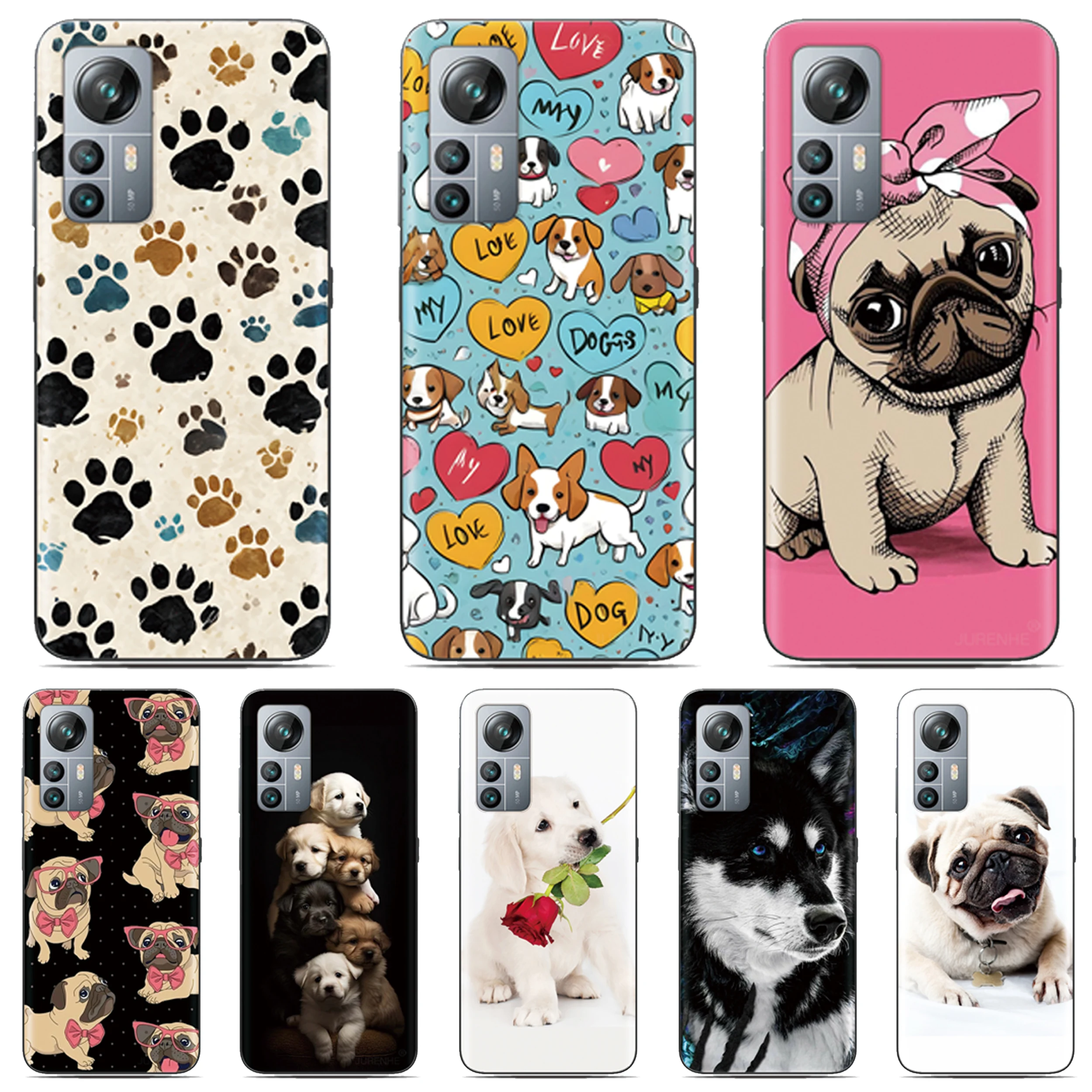 Funda de teléfono con imagen de perro para Oukitel C69 C3 C2 C68 C62 C61 C57s C57 C58 P1 C1 Pro C59 C53 C51 C50 C38 C36 C35 C21 WP50