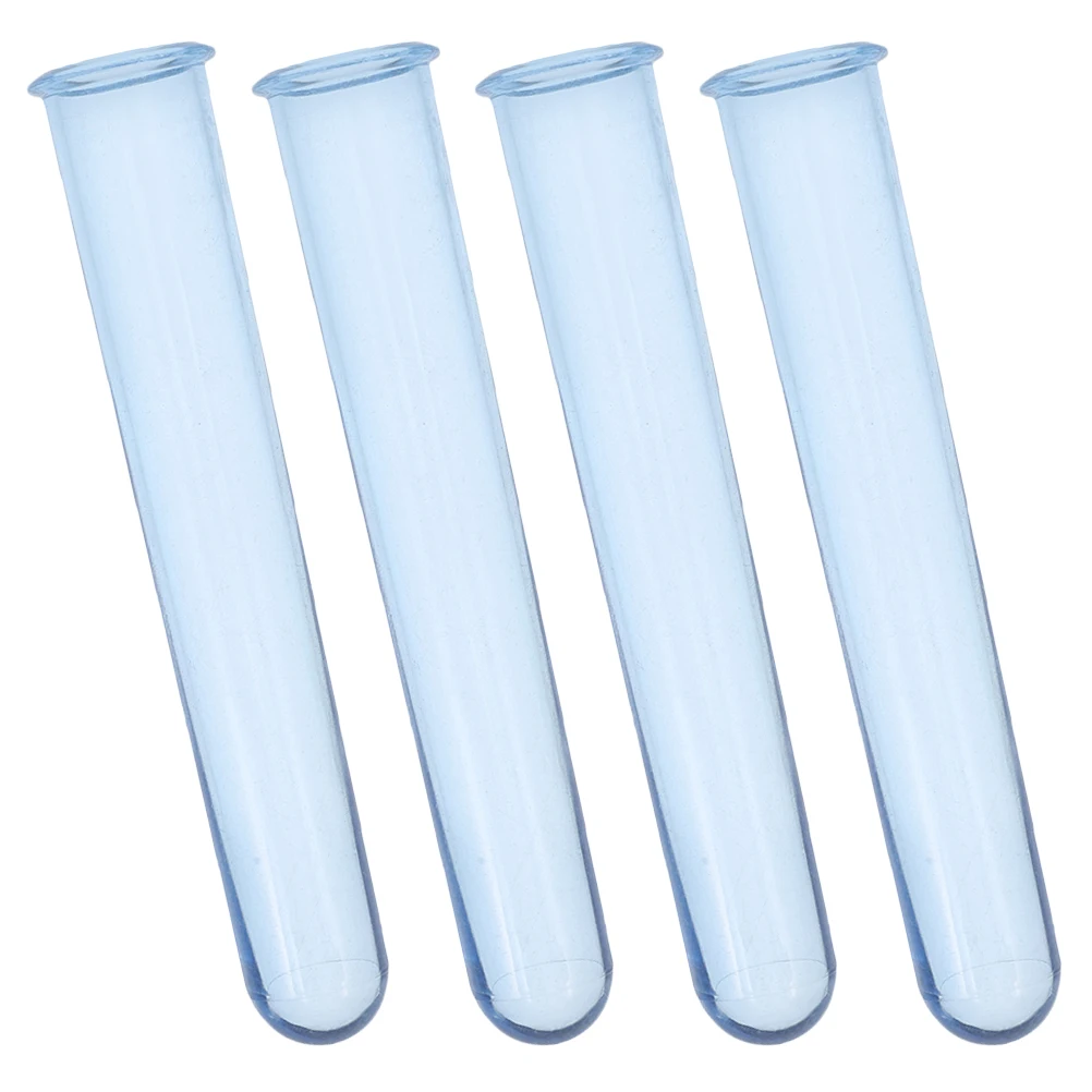 

4 Pcs Hydroponic Vase Floral Water Vials Flower Tubes Decorate for Fresh Flowers Picks Decorative Test