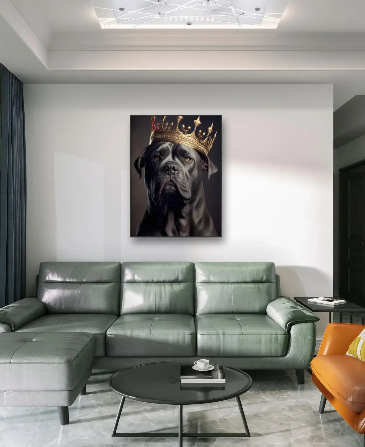 قصب كورسو DIY اللوحة الزيتية الرقمية الملونة اليدوية اللوحة الحيوان الفن لوحة على الحائط لتزيين المنزل حرفة بسيطة #2